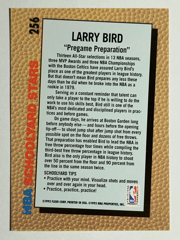 1992-93 Fleer #256 Larry Bird SY (EXMT)