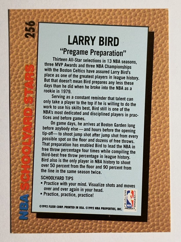 1992-93 Fleer #256 Larry Bird SY (EXMT)
