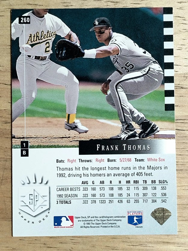 1993 SP #260 Frank Thomas