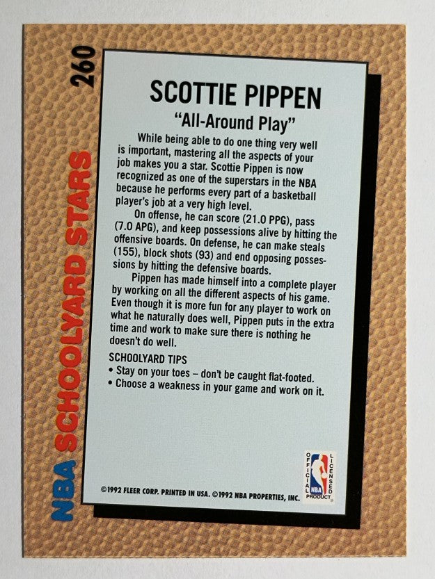 1992-93 Fleer #260 Scottie Pippen SY
