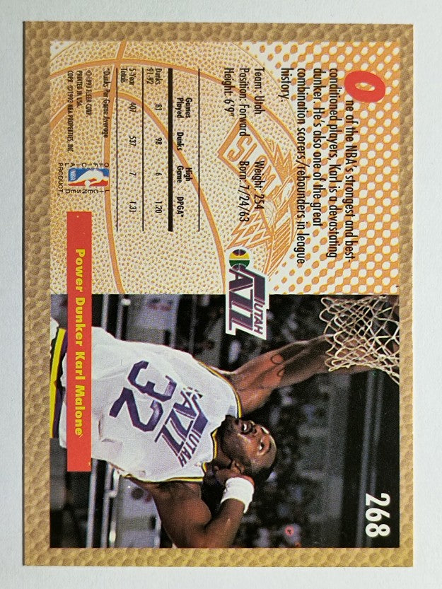 1992-93 Fleer #268 Karl Malone SD