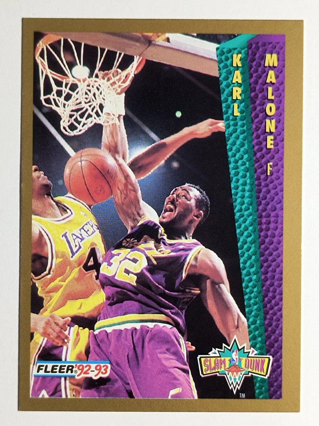 1992-93 Fleer #268 Karl Malone SD