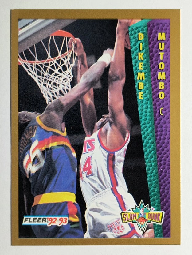 1992-93 Fleer #286 Dikembe Mutombo SD
