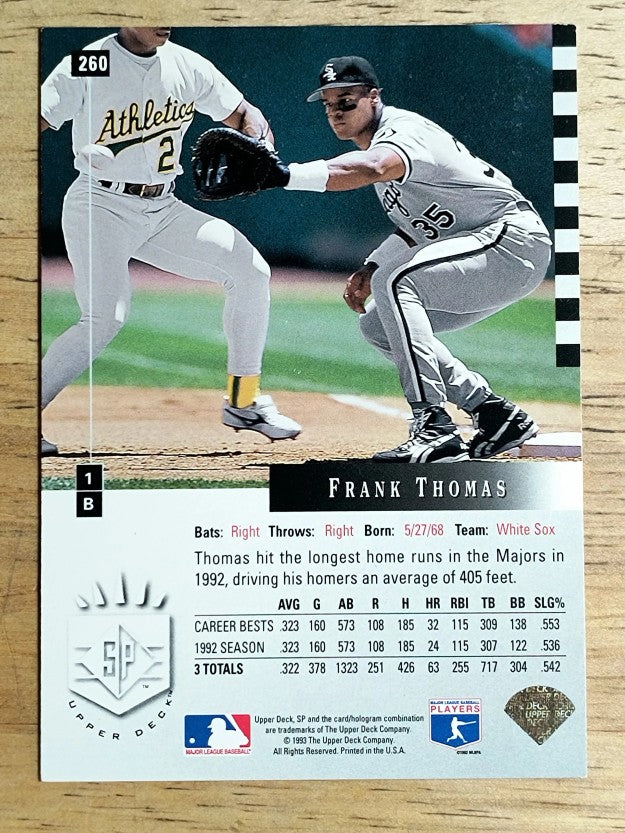 1993 SP #260 Frank Thomas