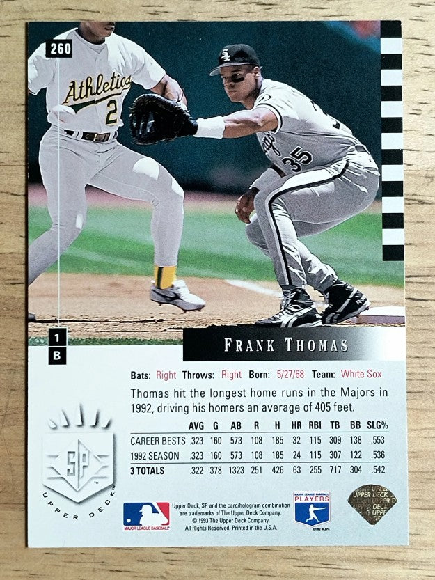 1993 SP #260 Frank Thomas