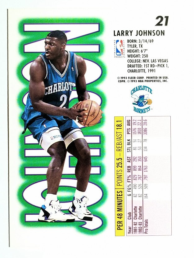 1993-94 Fleer #21 Larry Johnson