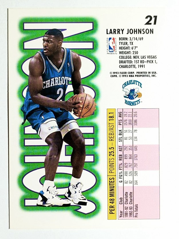 1993-94 Fleer #21 Larry Johnson