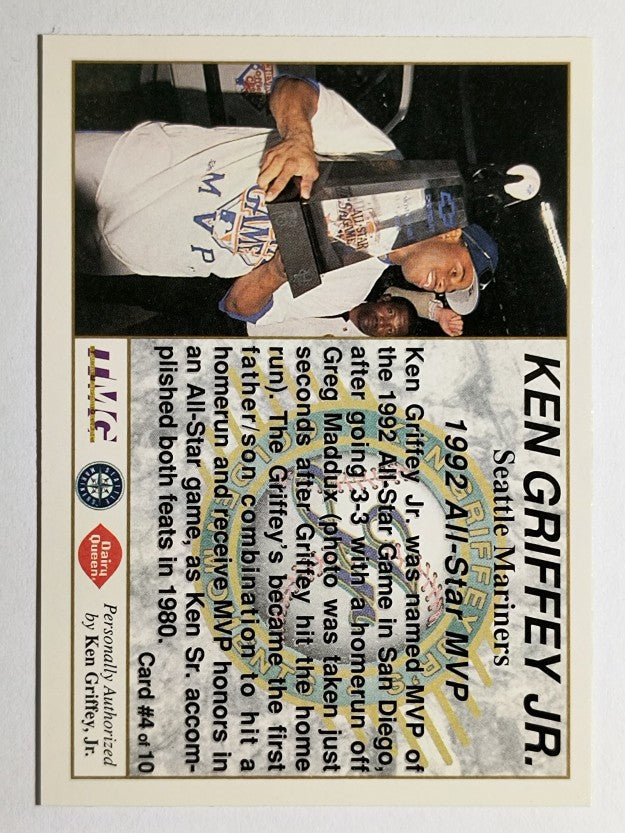1994 Griffey Dairy Queen #4 Ken Griffey Jr./1992 All-Star MVP