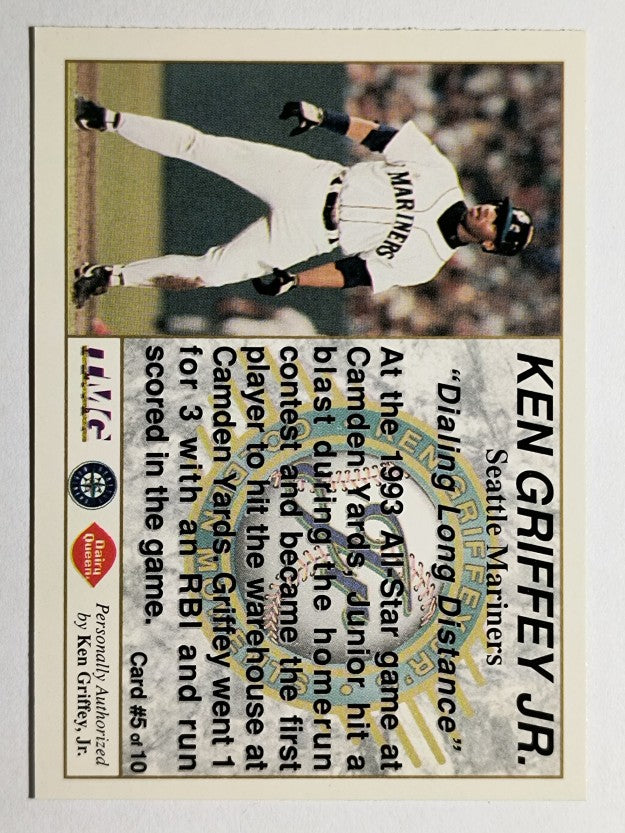 1994 Griffey Dairy Queen #5 Ken Griffey Jr./Dialing Long Distance