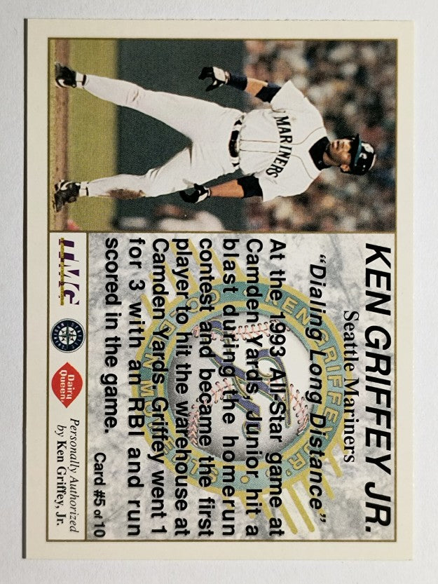 1994 Griffey Dairy Queen #5 Ken Griffey Jr./Dialing Long Distance