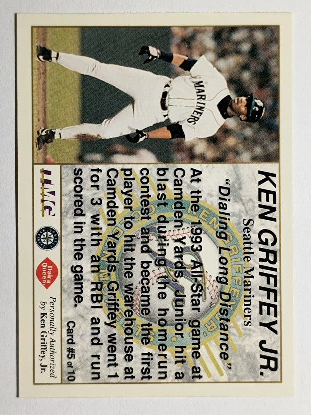 1994 Griffey Dairy Queen #5 Ken Griffey Jr./Dialing Long Distance (NM)