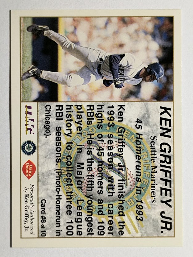 1994 Griffey Dairy Queen #8 Ken Griffey Jr./45 Home Runs in 1993