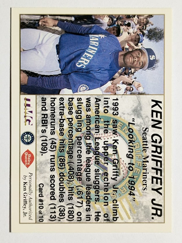 1994 Griffey Dairy Queen #10 Ken Griffey Jr./Looking to 1994