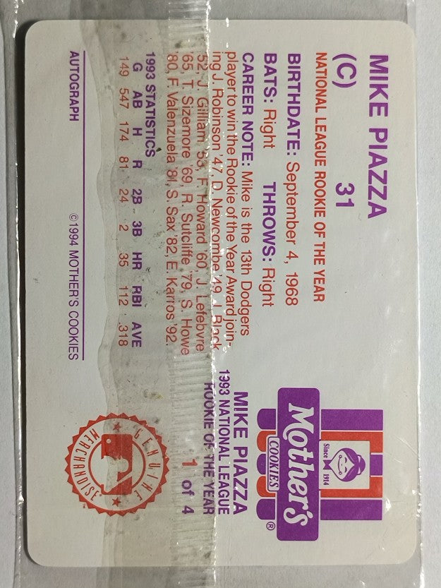 1994 Mother's Piazza #1 Mike Piazza