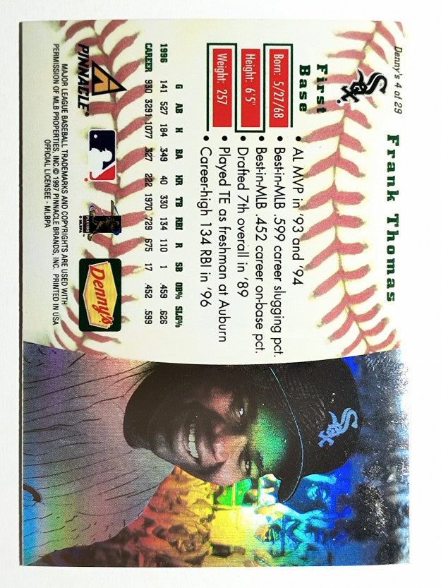 1997 Denny's Holograms #4 Frank Thomas