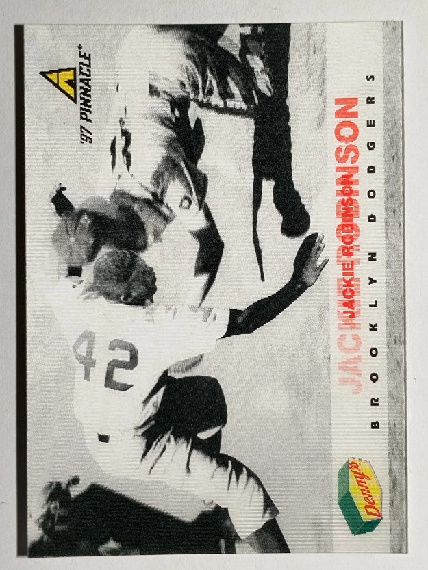 1997 Denny's Holograms #29 Jackie Robinson/50th Anniversary Commemorative