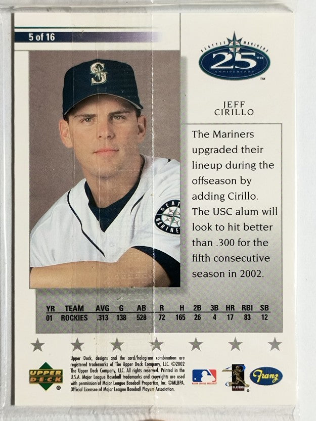 2002 Mariners Franz Upper Deck #5 Jeff Cirillo