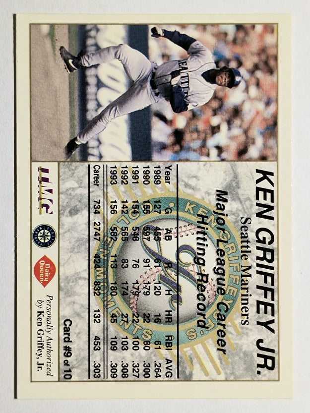 1994 Griffey Dairy Queen Gold #9 Ken Griffey Jr./Hitting Record