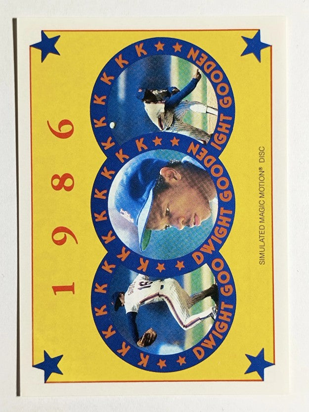 1986 Sportflics Magic Motion Offer #NNO Dwight Gooden