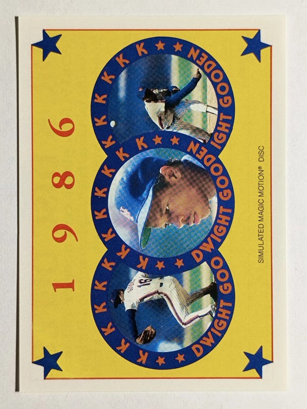 1986 Sportflics Magic Motion Offer #NNO Dwight Gooden