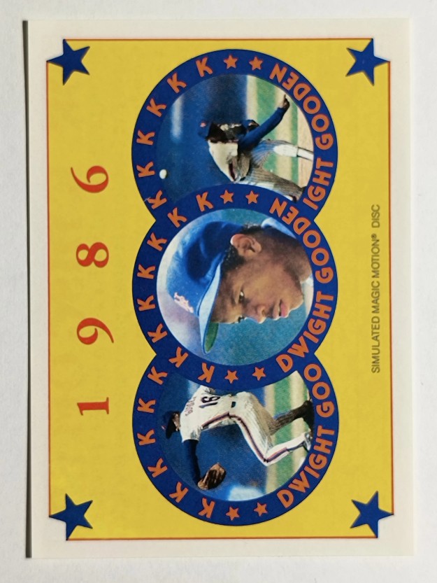 1986 Sportflics Magic Motion Offer #NNO Dwight Gooden