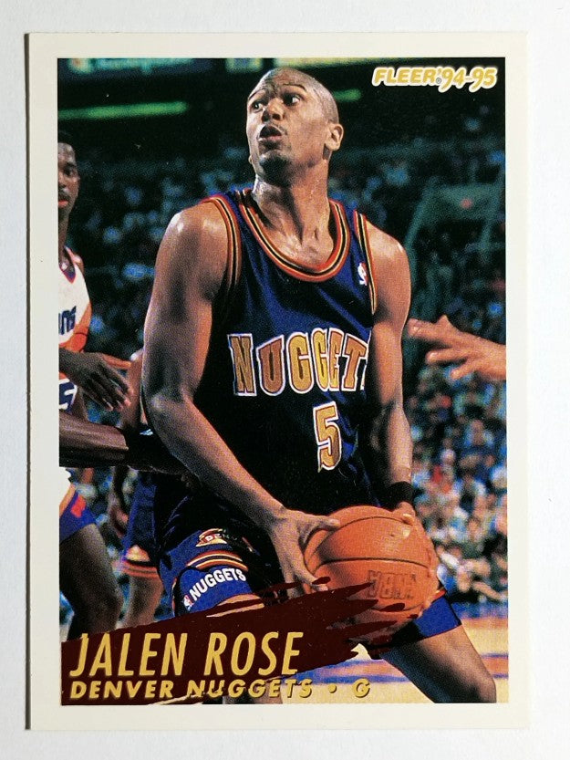 1994-95 Fleer #276 Jalen Rose RC (NM)