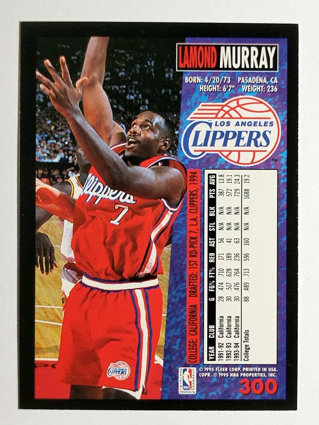 1994-95 Fleer #300 Lamond Murray RC
