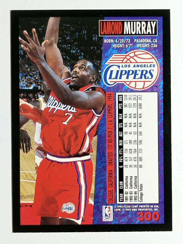 1994-95 Fleer #300 Lamond Murray RC