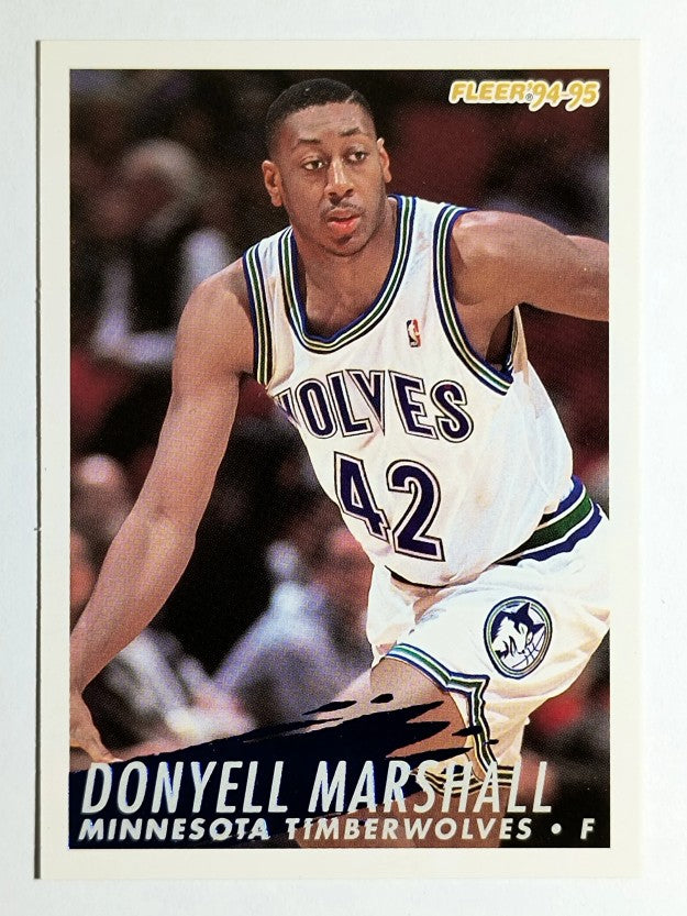 1994-95 Fleer #325 Donyell Marshall RC