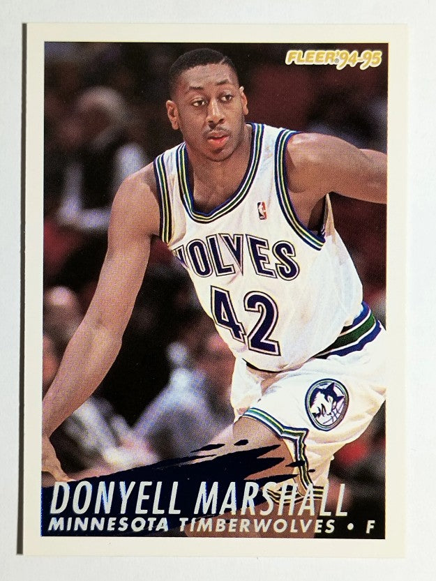1994-95 Fleer #325 Donyell Marshall RC