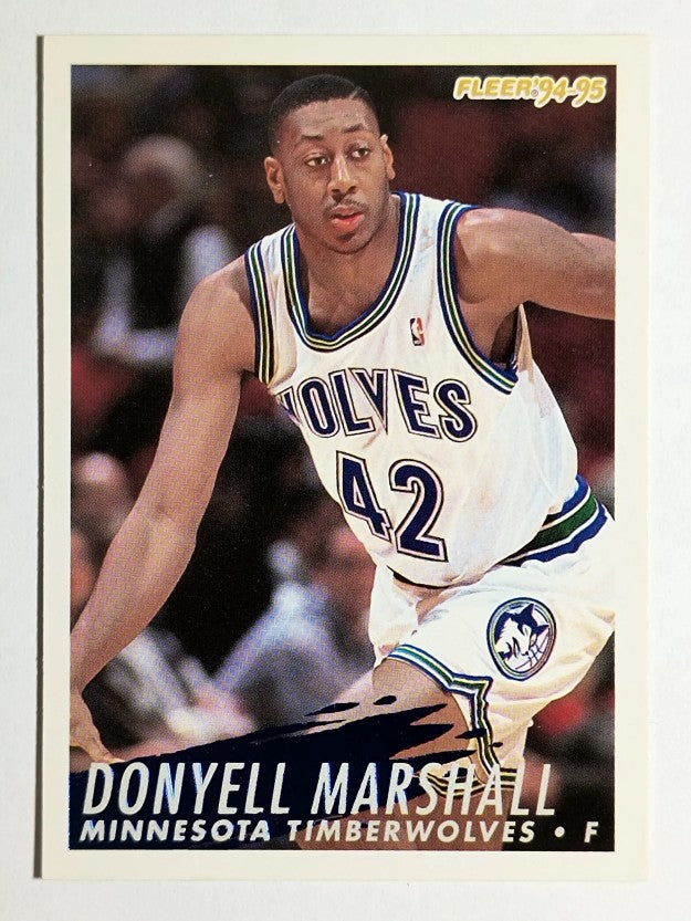 1994-95 Fleer #325 Donyell Marshall RC