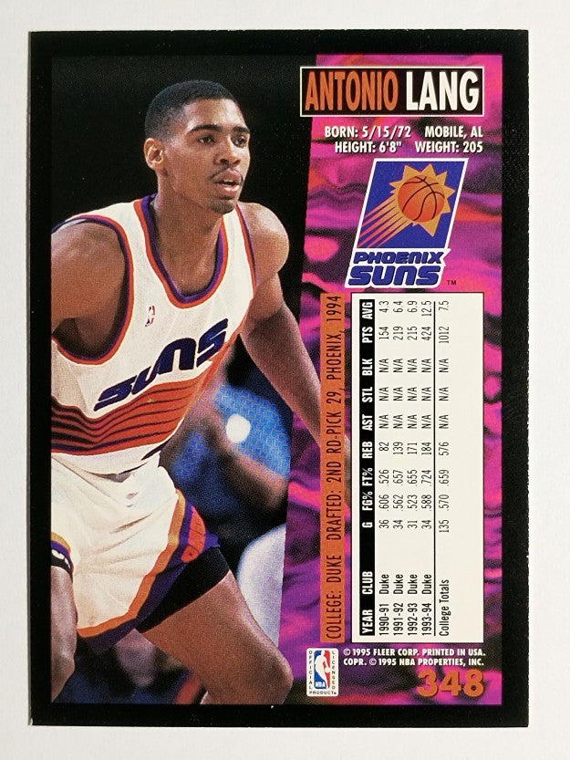 1994-95 Fleer #348 Antonio Lang RC