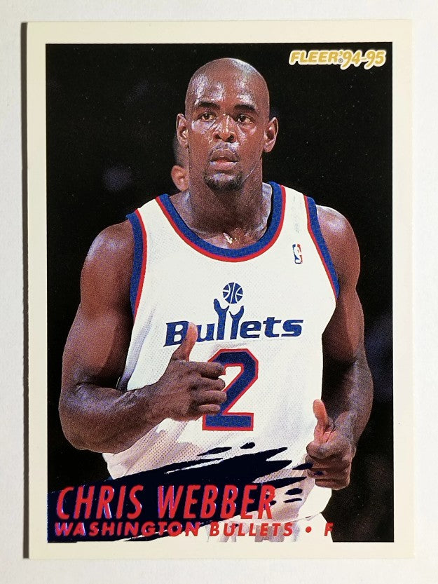 1994-95 Fleer #387 Chris Webber (NM)