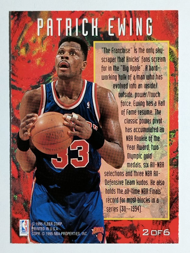 1994-95 Fleer Superstars #2 Patrick Ewing