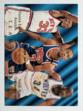 1994-95 Fleer Team Leaders #6 Isaiah Rider/Kenny Anderson/Patrick Ewing