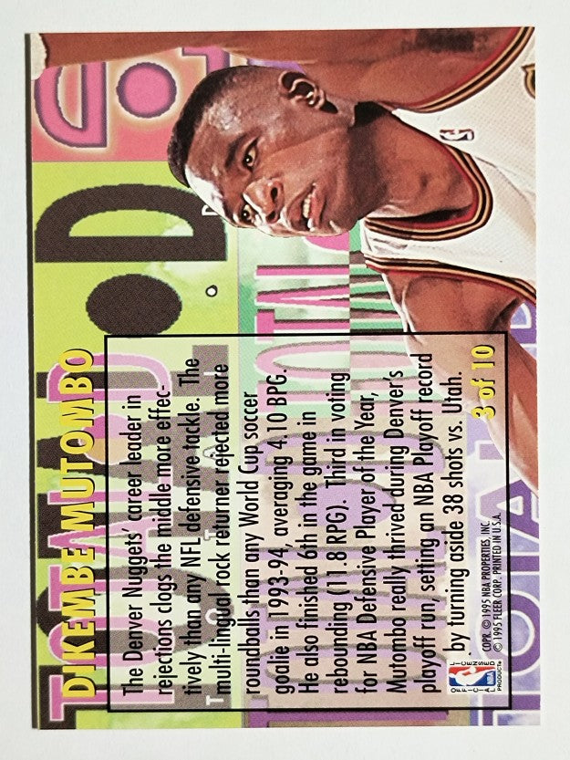 1994-95 Fleer Total D #3 Dikembe Mutombo