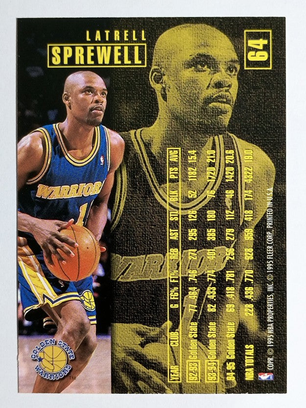 1995-96 Fleer #64 Latrell Sprewell