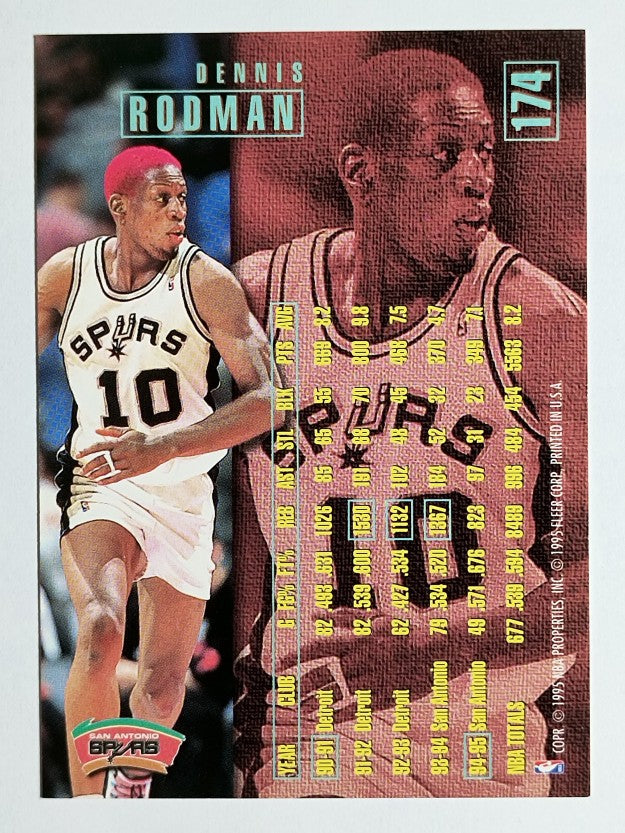 1995-96 Fleer #174 Dennis Rodman