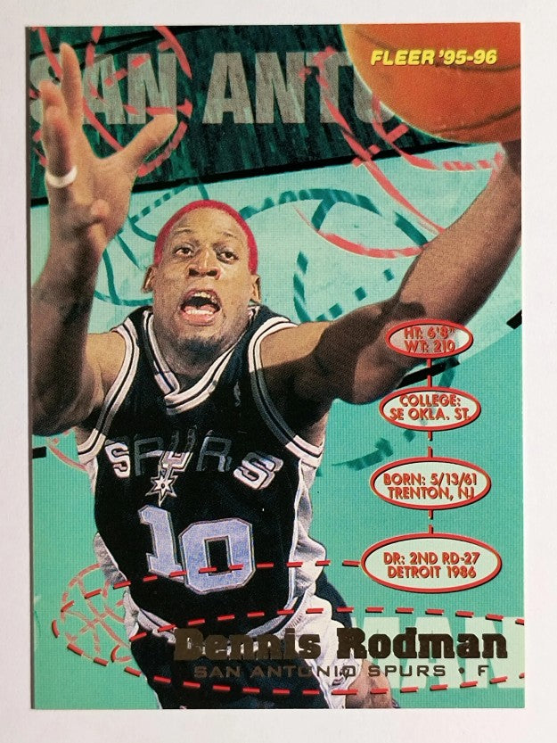 1995-96 Fleer #174 Dennis Rodman