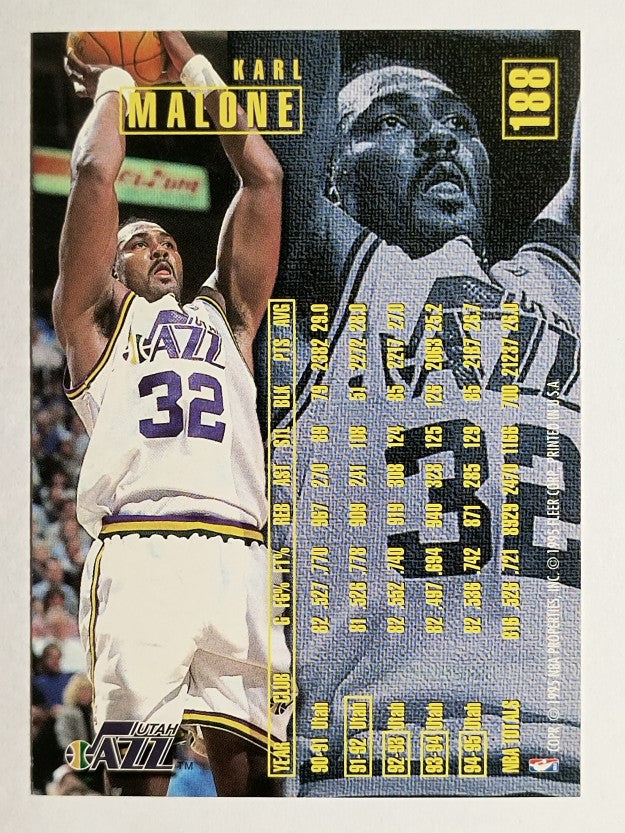 1995-96 Fleer #188 Karl Malone