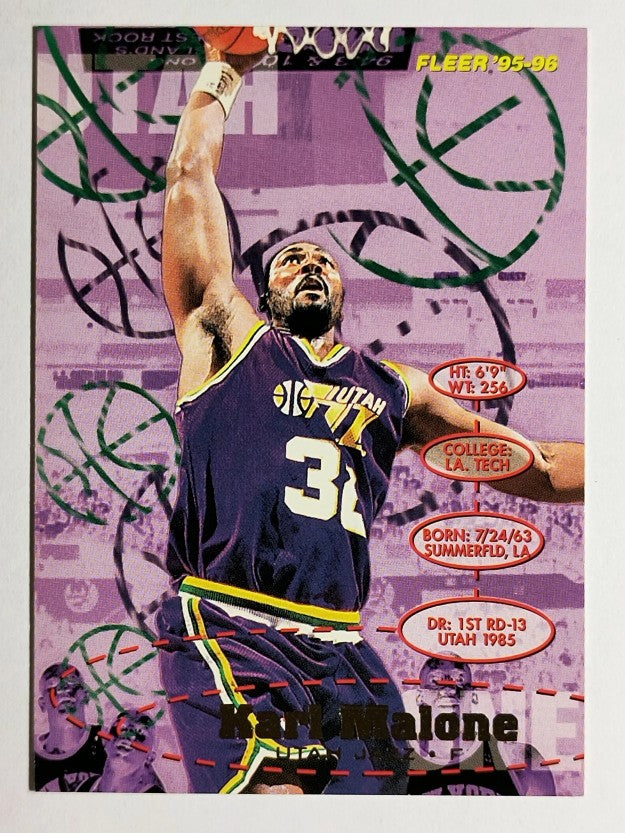 1995-96 Fleer #188 Karl Malone