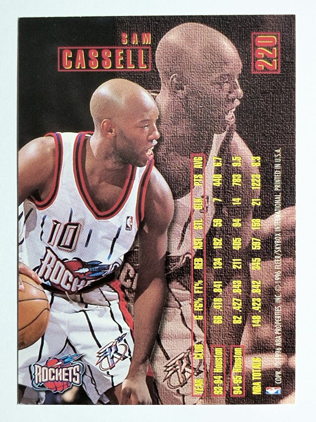 1995-96 Fleer #220 Sam Cassell