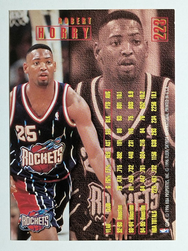 1995-96 Fleer #223 Robert Horry