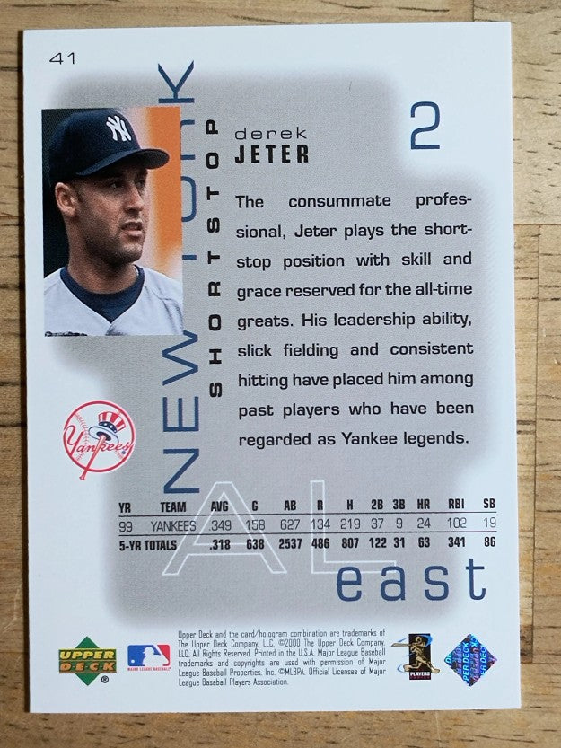 2000 Upper Deck Pros and Prospects #41 Derek Jeter