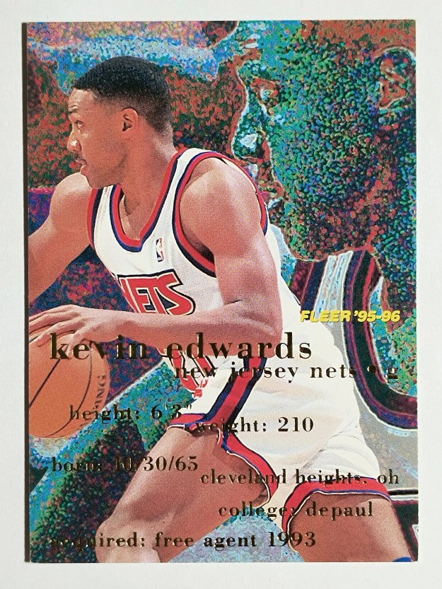 1995-96 Fleer #239 Kevin Edwards