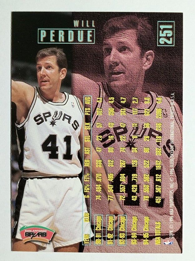 1995-96 Fleer #251 Will Perdue