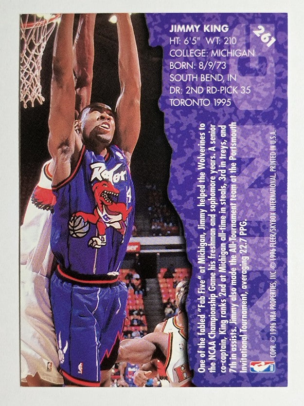 1995-96 Fleer #261 Jimmy King ET