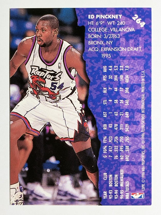 1995-96 Fleer #264 Ed Pinckney ET