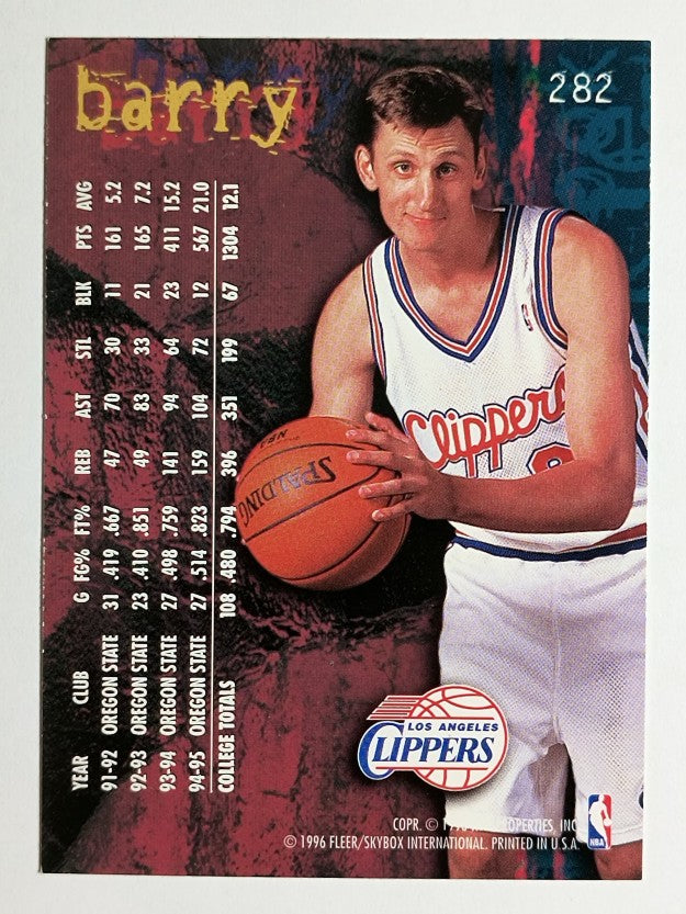 1995-96 Fleer #282 Brent Barry RC