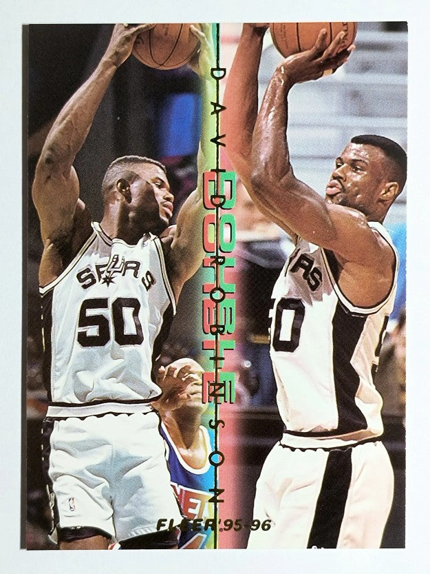 1995-96 Fleer Double Doubles #11 David Robinson